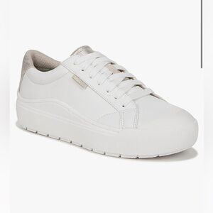 Dr. Scholl’s Women’s Time off Sneaker in white/gold